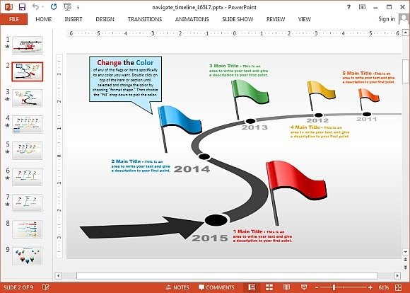 powerpoint timeline template free for mac